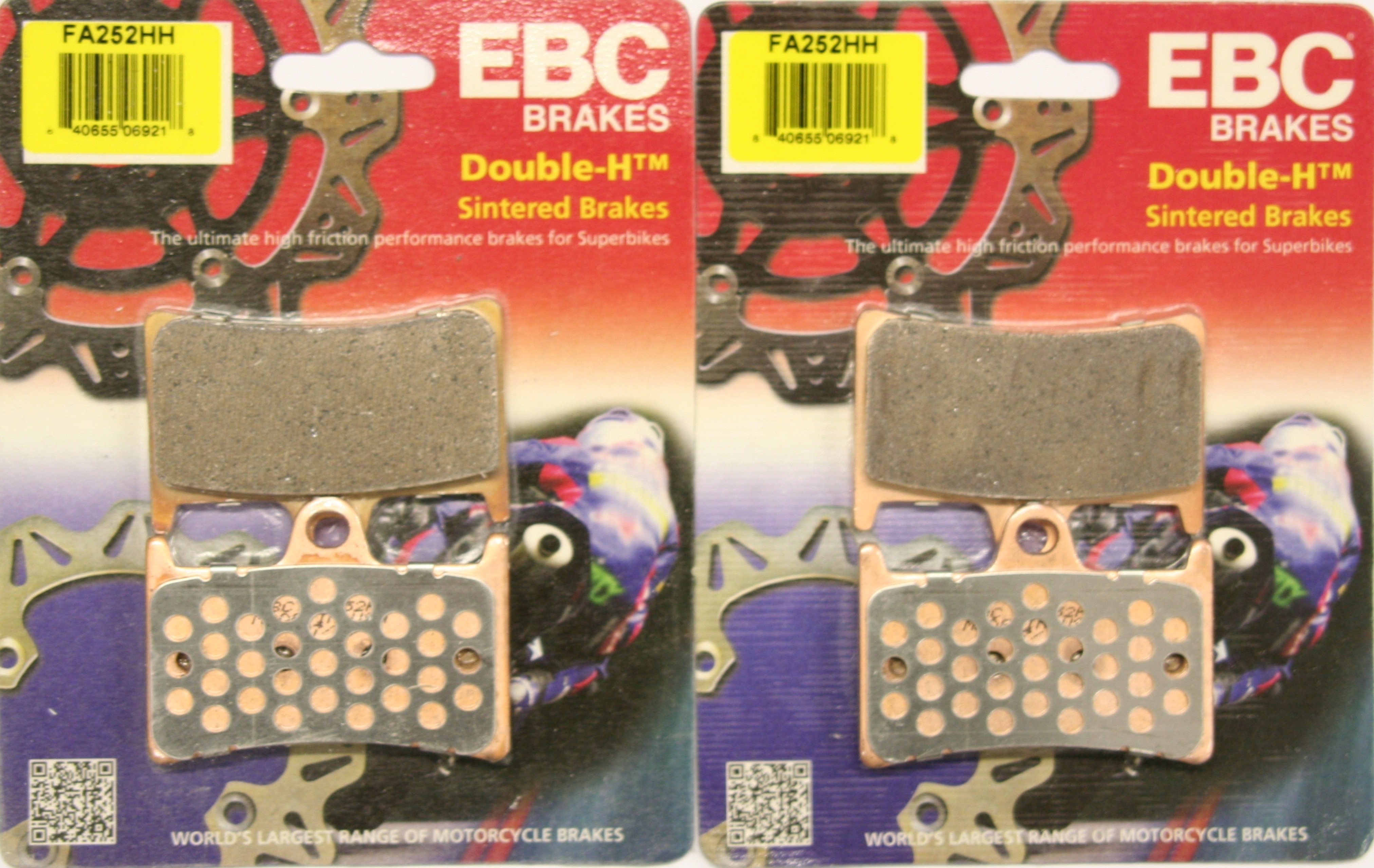 2005-2009 1670cc EBC Organic Brake Pad Set For Yamaha MT-01 